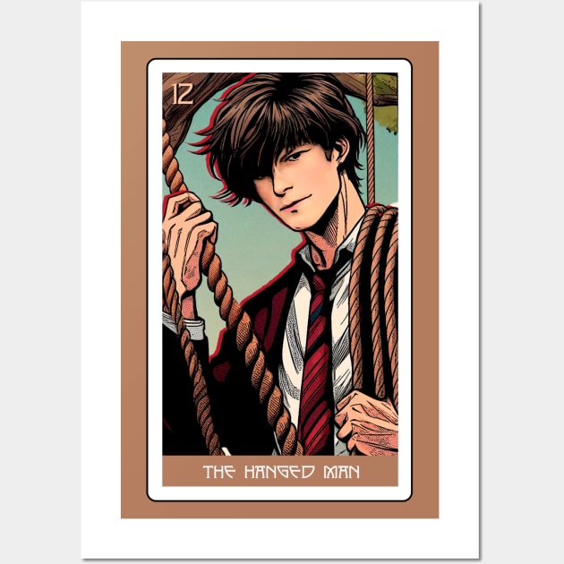 the hanged man - house of anubis tarot card Wall Art by sadieillust